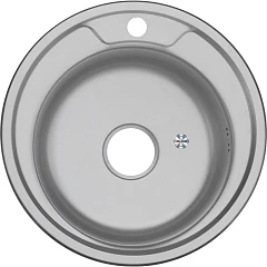 Кухонная мойка Melana 49*49 декор врезная круглая с сифоном