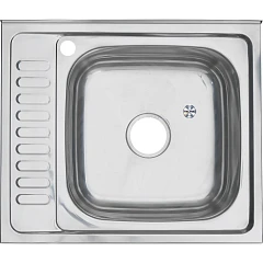 Кухонная мойка Melana 60*50*18 накладная прямоугольная с сифоном R