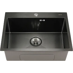 Кухонная мойка Melana ProfLine 60*45 врезная прямоугольная графит