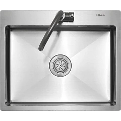 Кухонная мойка Melana ProfLine 60*50 врезная прямоугольная сатин с сифоном