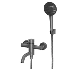 Смеситель Rush Melos SUS1101-44Grey для ванны и душа графит