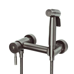 Гигиенический душ со смесителем Rush Melos SUS1101-99Grey графит