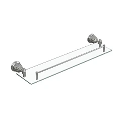 Стеклянная полка Rush Socotra ST12611 с бортиком