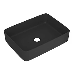 Накладная раковина DQ Berlin DT1430225 47,5*37 черная матовая