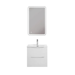 Комплект мебели BelBagno Marino-Cer-Mini 50 Bianco Opaco