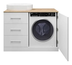 Тумба под раковину Misty Респект-120 под стиральную машину левая