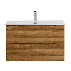 Тумба с раковиной BelBagno Marino-Cer-N 80 Rovere Rustico