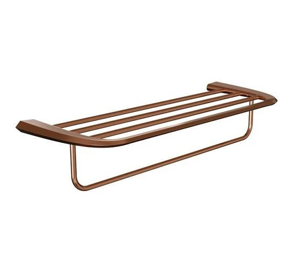 Полка для полотенец Knotlor Space TR103RB с держателем бронза