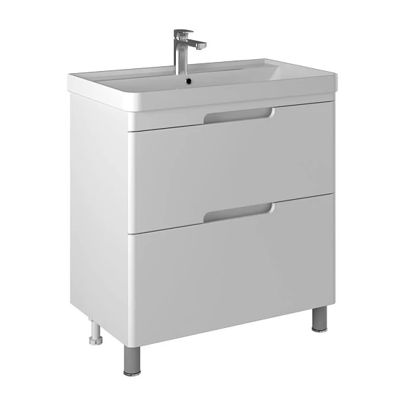 Тумба под раковину Briz Маре 80 белый глянец