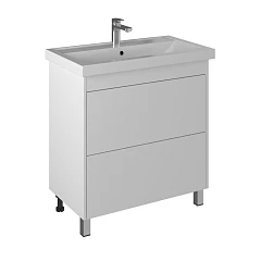 Тумба под раковину Briz Риччи 80 белый глянец