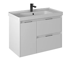 Тумба с раковиной Briz Вена 90 белый глянец