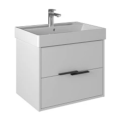 Тумба с раковиной Briz Сохо 65 белый глянец