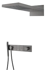 Душевой комплект Boheme Zodiac 132-GM графит
