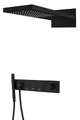 Душевой комплект Boheme Zodiac 132-B черный матовый