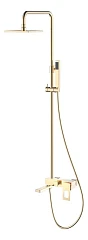 Душевая стойка Boheme Q 148-GG с изливом золото