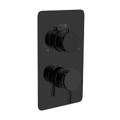 Смеситель Boheme Cell 135-3-SGM для ванны и душа скрытый монтаж на 3 потребителя графит глянец