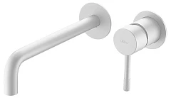 Смеситель Boheme Uno 465-MW для раковины скрытый монтаж белый матовый