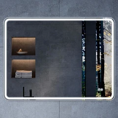 Зеркало Vincea VLM-3VC1007-2 100*70 с led-подсветкой и функцией антизапотевания, сенсорный выключатель