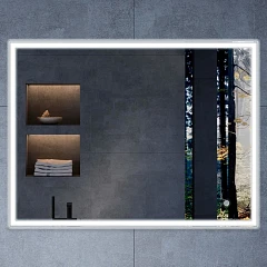 Зеркало Vincea VLM-3VN9008 90*80 с led-подсветкой, сенсорный выключатель