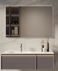 Комплект мебели Vincea Elise 120 серый матовый L