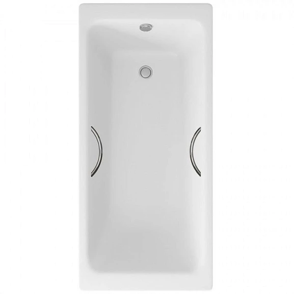 Чугунная ванна Delice Parallel 150х70 с ручками