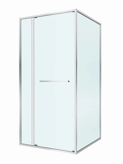 Душевой уголок Cezares Lux LUX-A-FS-11-100-C-CR 100*100*195 профиль хром без поддона