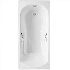 Чугунная ванна Delice Haiti Luxe 170х80 с отверстиями под ручки