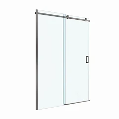 Душевая дверь в нишу BelBagno Soft Close 2 140*200 профиль оружейная сталь без поддона