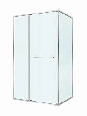 Душевой уголок Cezares Lux 120*80*195 профиль хром без поддона