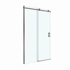 Душевая дверь в нишу BelBagno Soft Close 2 120*200 профиль оружейная сталь без поддона