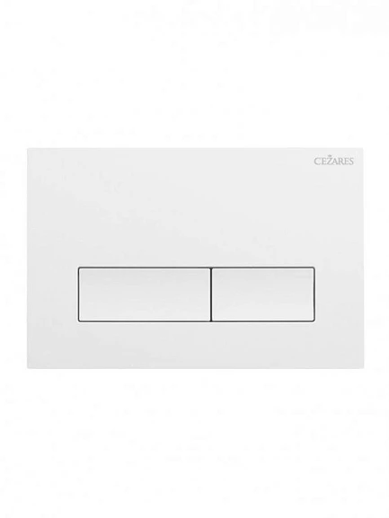 Клавиша смыва Cezares Slider SLIDER-BTN-BL белый глянец