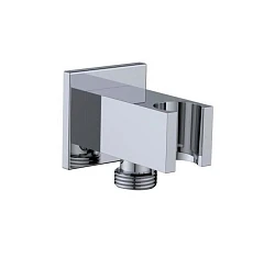 Шланговое подключение с держателем Cezares CZR-AI12-01 хром