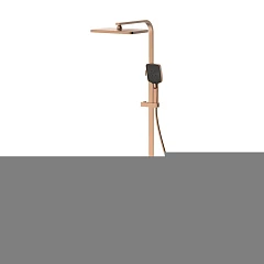 Душевая стойка DQ Dortmund DA1713733 с изливом брашированное розовое золото