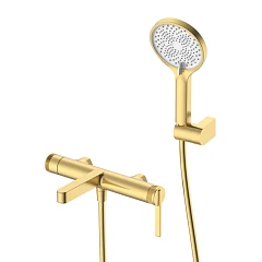 Смеситель DQ Bonn DA1703207 для ванны и душа матовое золото