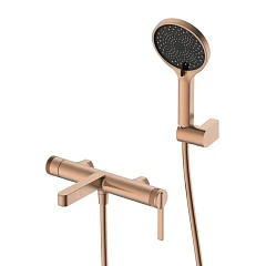 Смеситель DQ Bonn DA1703233 для ванны и душа брашированное розовое золото