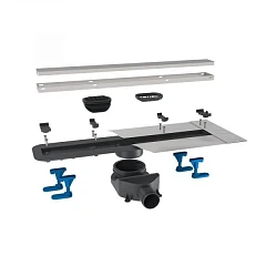 Душевой лоток Bettoserb Премиум/Premium 65 см с основой под плитку хром матовый