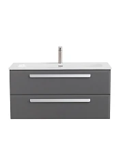 Тумба под раковину Cezares Эко-Кер-Н/Eco-Cer-N 100 темно-серая матовая