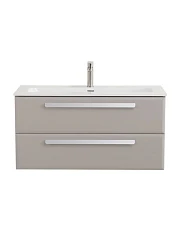 Тумба под раковину Cezares Эко-Кер-Н/Eco-Cer-N 100 серо-бежевая матовая