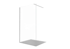 Душевая перегородка Aquatek Walk-in AQ.WI.100.1CH 100*200 с держателем L/R профиль хром без поддона