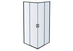 Душевой уголок Aquatek Ария 90*90*200 квадратный, профиль оружейная сталь без поддона