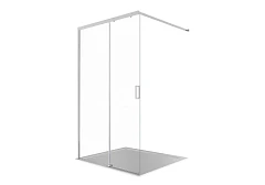 Душевая перегородка Aquatek Walk-in AQ.WISL.120.1CH 120*200 раздвижная с держателем L/R профиль хром без поддона