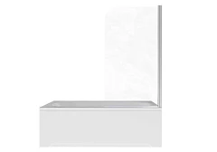 Душевая шторка на ванну Aquatek AQ.BSRC.080.1CH 80*150 L/R профиль хром