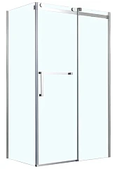Душевое ограждение Azario Ванкувер 80х120х200 R прозрачное стекло 8 мм, цвет профиля серебро (без поддона)