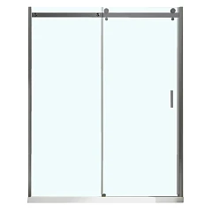 Душевая дверь Azario Берн DRO AZ-733-150-MGR-CL 150х195 прозрачное стекло 6 мм, цвет профиля матовый графит без поддона