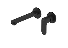 Смеситель Aquatek Альфа AQ1913MB для раковины скрытый монтаж черный матовый