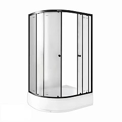 Душевой уголок Parly ZFM1201B R 120*80*195 стекло матовое с поддоном