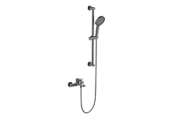 Душевая стойка Aquatek Лугано AQ1748BGM оружейная сталь