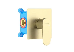 Смеситель Aquatek Оберон AQ1266BG для душа скрытый монтаж шлифованное золото