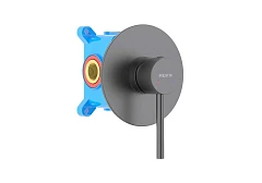 Смеситель Aquatek Европа AQ1366BGM для душа скрытый монтаж оружейная сталь