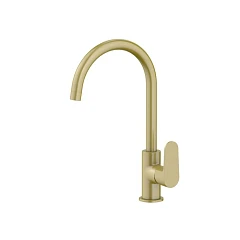 Смеситель Aquatek Оберон AQ1282BG для кухни шлифованное золото